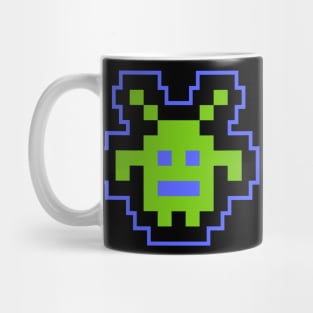 Green Alien 8 Bit Mug